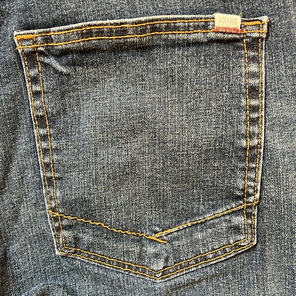 Vans Custom Made For You Straight Leg Jeans Medium Blue 99% Cotton Skater 36x34 - Picture 12 of 16